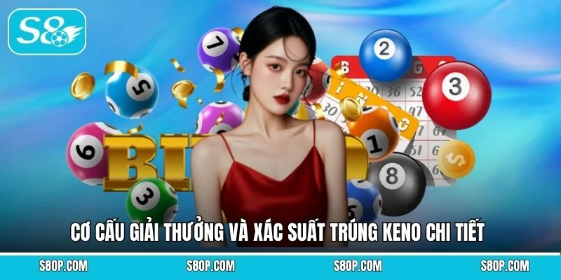 Cơ cấu giải thưởng và xác suất trúng Keno chi tiết